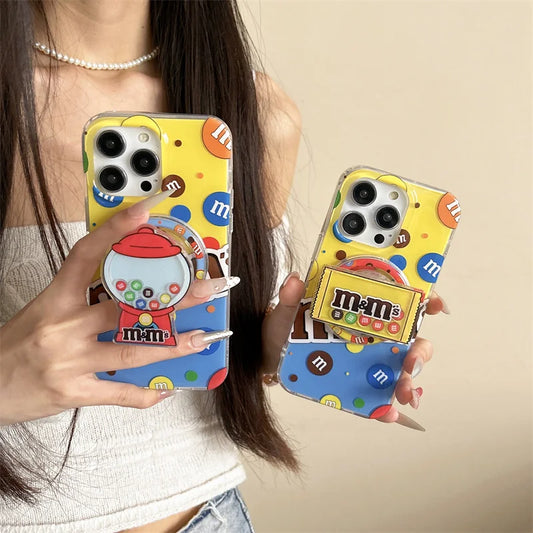 Cute Chocolate Bean Magnetic Phone Case