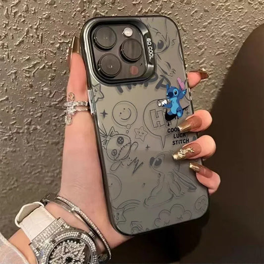 Stitch Naughty Hi Drinking Phone Case For iPhone