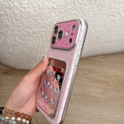 Luxury Cute Horseback Riding Kitty Is Suitable For Apple