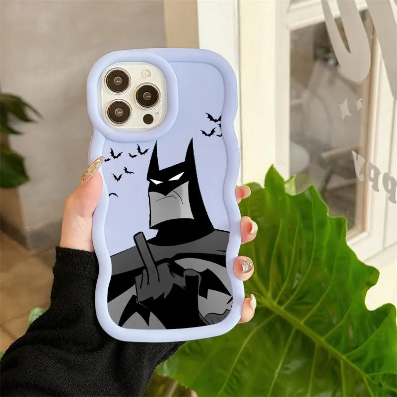 Cool Bats Man Logo Hero Phone Case For iPhone