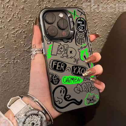 Street Classic Graffiti Print Phone Case For iPhone