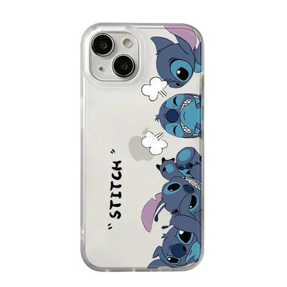 Big Eyes Stitch Kawaii Naughty Phone Case For iPhone