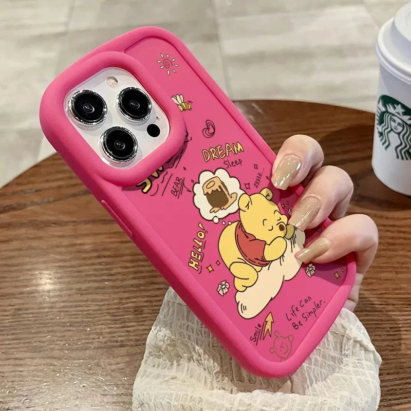 Winnie The Pooh Dream Honey Cute Phone Case For iPhone