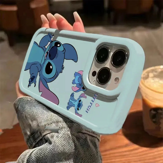 Stitch Naughty Cute Happy Phone Case For iPhone