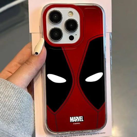 Marvel Deadpool Full Screen Pattern Phone Case For iPhone