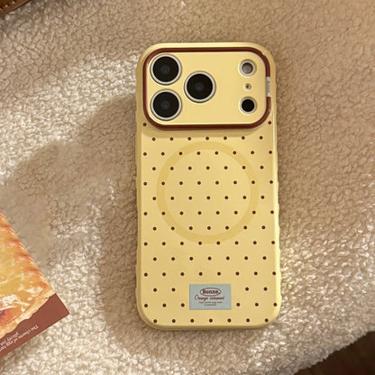 Korean Polka Dots Cartoon Bear Fold Stars Magnetic Bracket Phone Case For iPhone