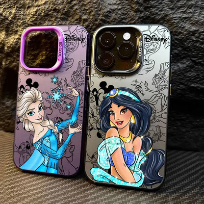 Disney Winnies Elsa Jasmine Phone Case For iPhone