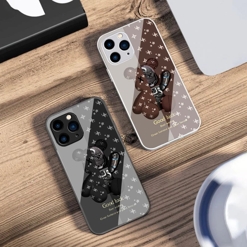 Brown Machine Bear  For iPhone