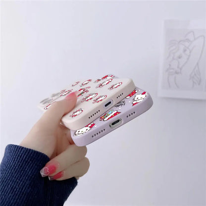 Merry Hello Kittys Christmas Phone Case For iPhone