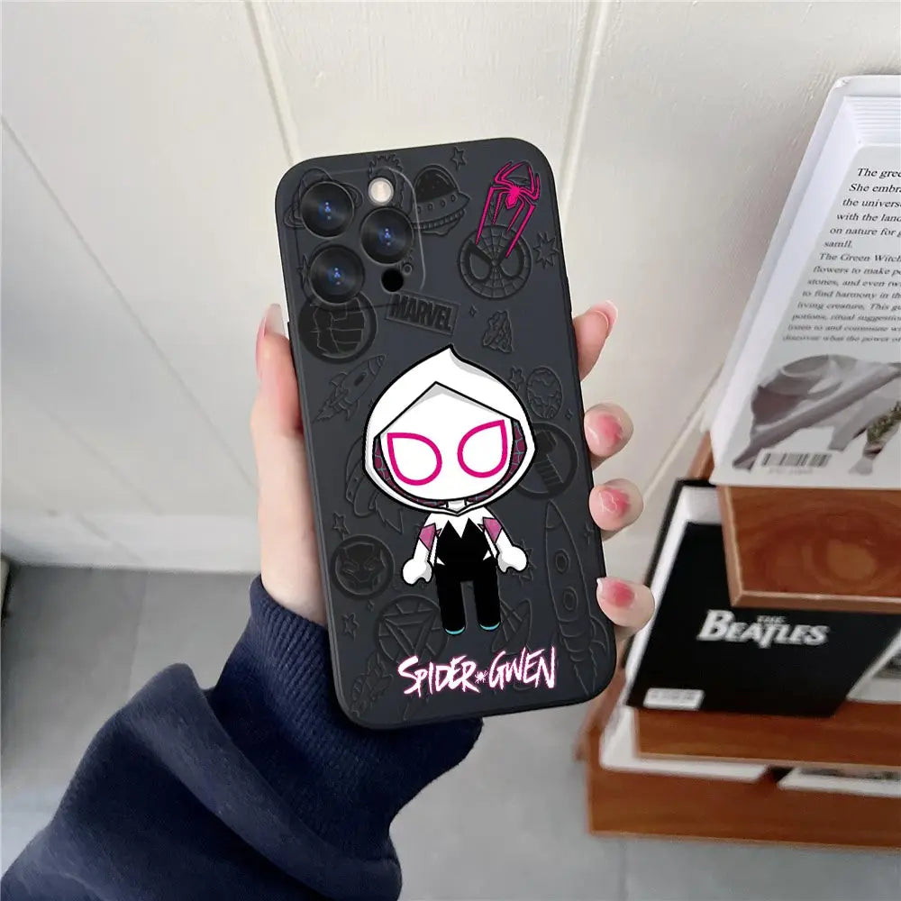 Phone Case For iPhone Siderman Miles Morales Cute Silicone Back Cover