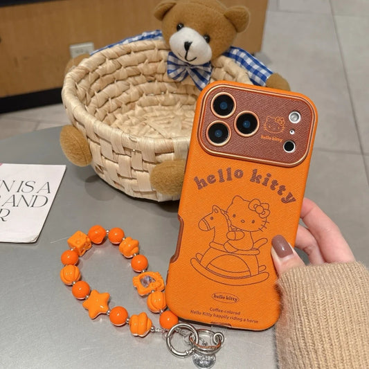Cute IMD Orange KT Phone Case For iPhone
