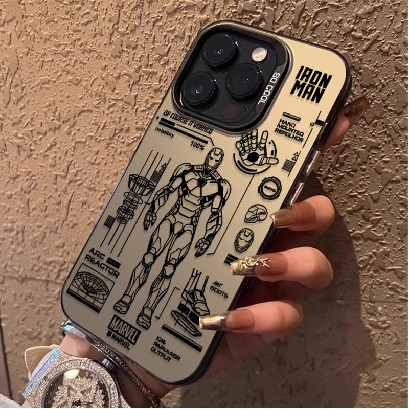 Cartoon Iron Man Phone Case For iPhone