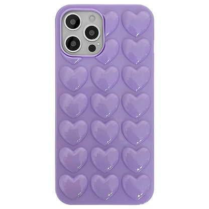 Cute 3D Love Heart Phone Case
