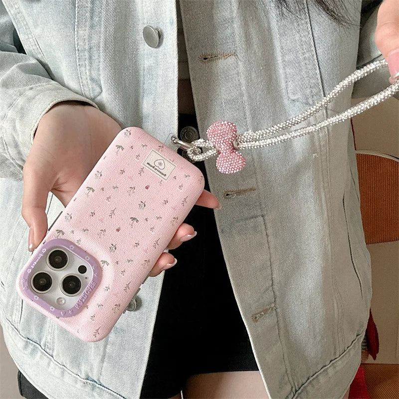Korean Cute Flower Cherry Phone Case