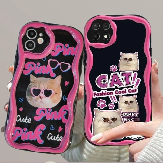 Korean Lovely Cat Phone Case For IPhone