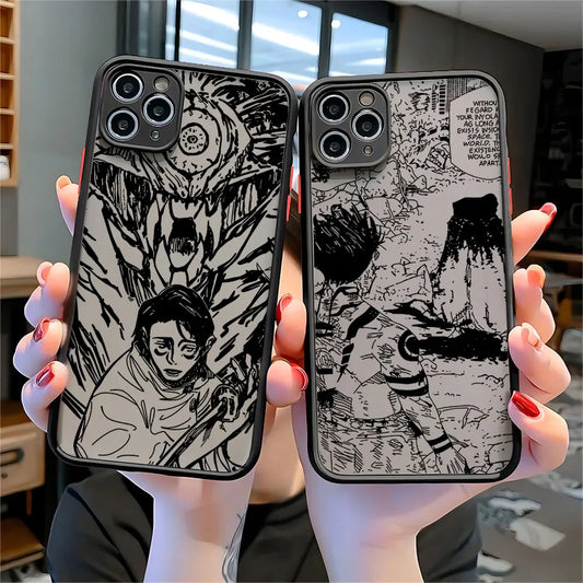 Anime Black Jujutsu Kaisens Phone Case iPhone