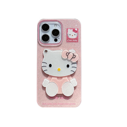 Bling Glitter Makeup Mirror Phone Case For iPhone