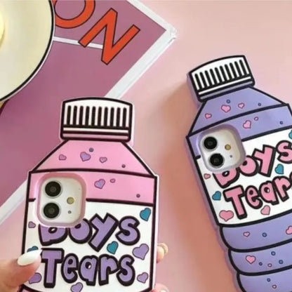 Funny 3D Cartoon Water Bottle Phone Case