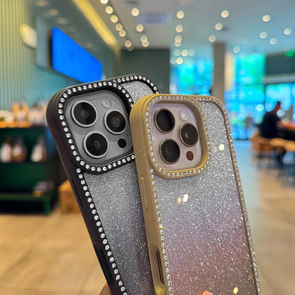 Transparent Diamond Phone Case For iPhone