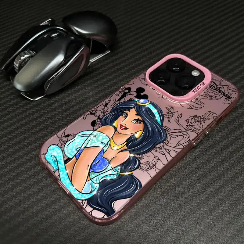 Disney Winnies Elsa Jasmine Phone Case For iPhone