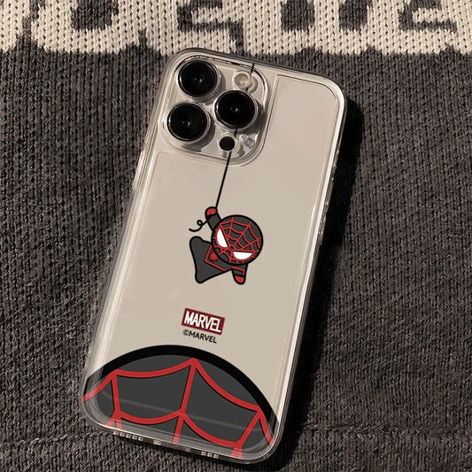 Marvel Cute Little Spider Man Cartoon Phone Case For iPhone