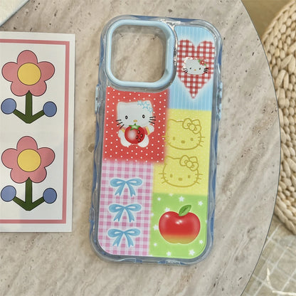 Colorful Hello Kitty Love Heart Phone Case