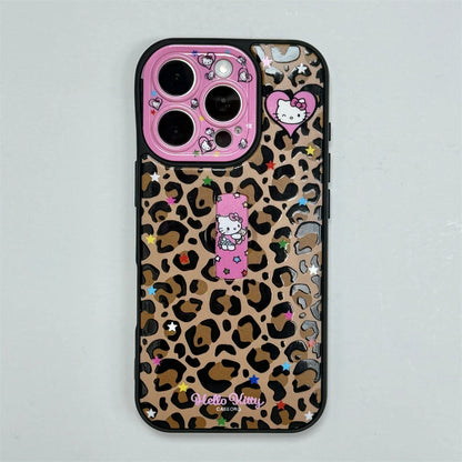 Fashion Brown Leopard Print Phone Case For iPhone