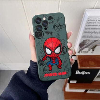 Phone Case For iPhone Siderman Miles Morales Cute Silicone Back Cover