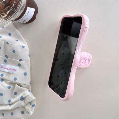 Cute Bow Shape Cartoon Car Phone Case