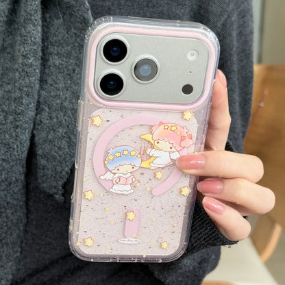Cute Cartoon Kitty My Melody Cute Kuromi Pudding Dog Phone Case For iPhone
