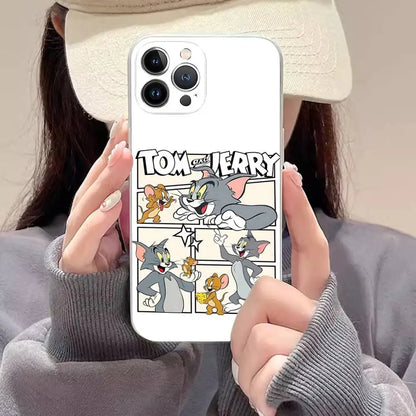 Lovely Cartoon For TomsJerrys Phone Case For iPhone