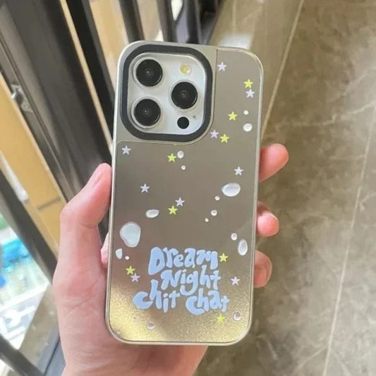 Dream Graffiti Letter Mirror Surface MagSafe Phone Case