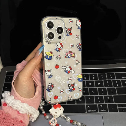 Hello Kitty Kuromi Pochacco Cute Phone Case For iPhone