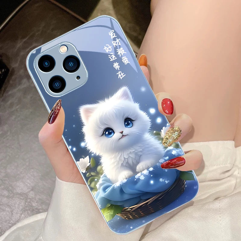 Cute Little Dog Green For iPhone