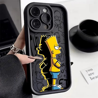 Disney Bart Simpsons Cartoon Phone Case For iPhone