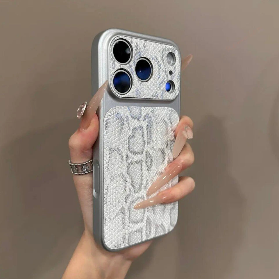 Crocodile Leather Phone Case For iPhone
