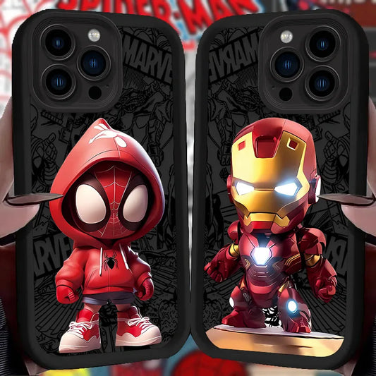 Marvel Iron Man Spider Man For iPhone Phone Case