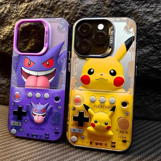 Pokemon Pikachu Gengar Game Phone Case For iPhone