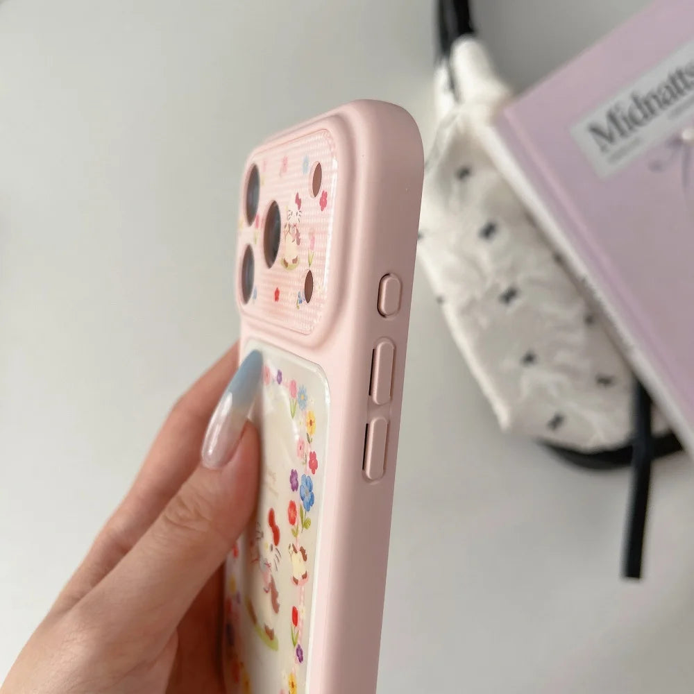Cute Luxury Spring Blossom Trojan Kitty Hot Sale Phone Case For iPhone