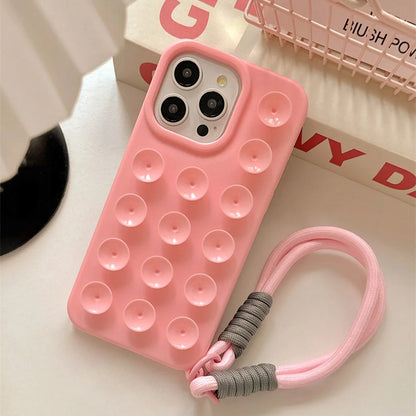 Suction Cup Soft Silicone Phone Case