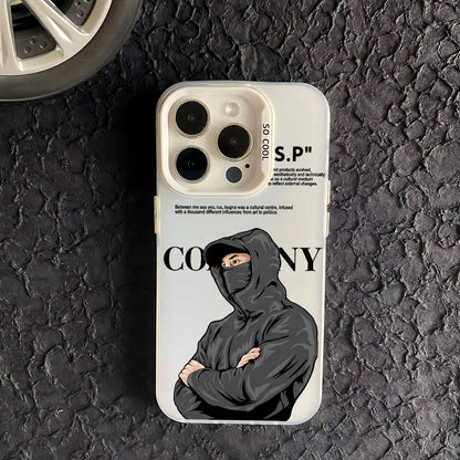 Washable Shockproof CP Puals Frosted Case For iPhone