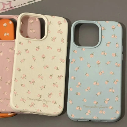 Flower Leather Phone Case For iPhone