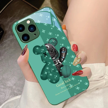 Brown Machine Bear  For iPhone
