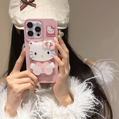 Bling Glitter Makeup Mirror Phone Case For iPhone