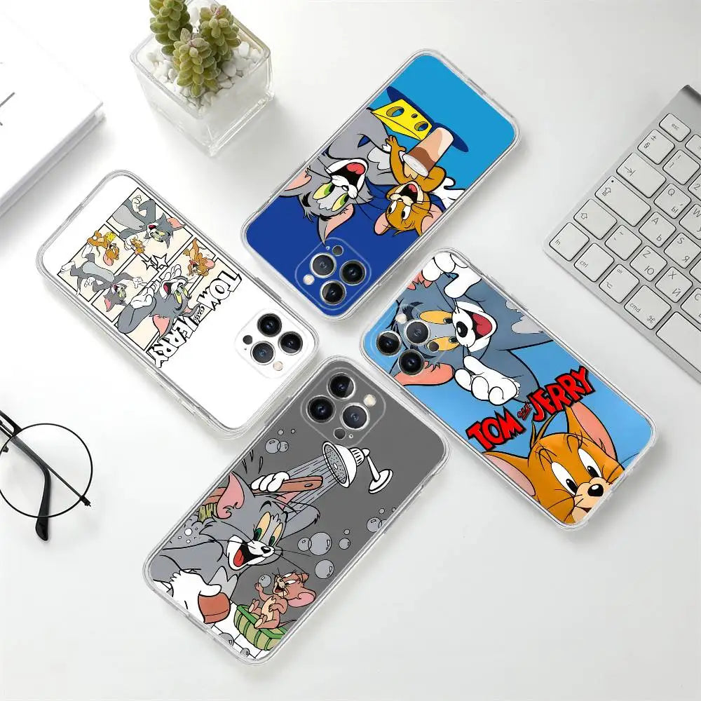 Lovely Cartoon For TomsJerrys Phone Case For iPhone