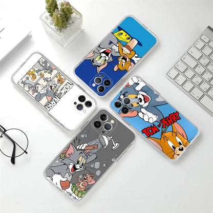 Lovely Cartoon For TomsJerrys Phone Case For iPhone