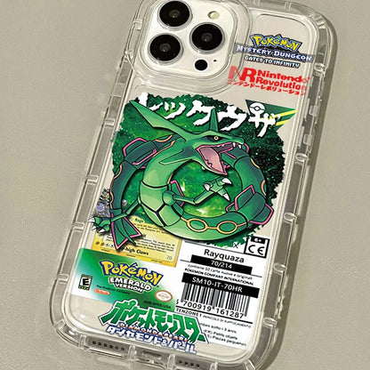 Anime Pokemon Creative Clear Silicone Phone Case For iPhone