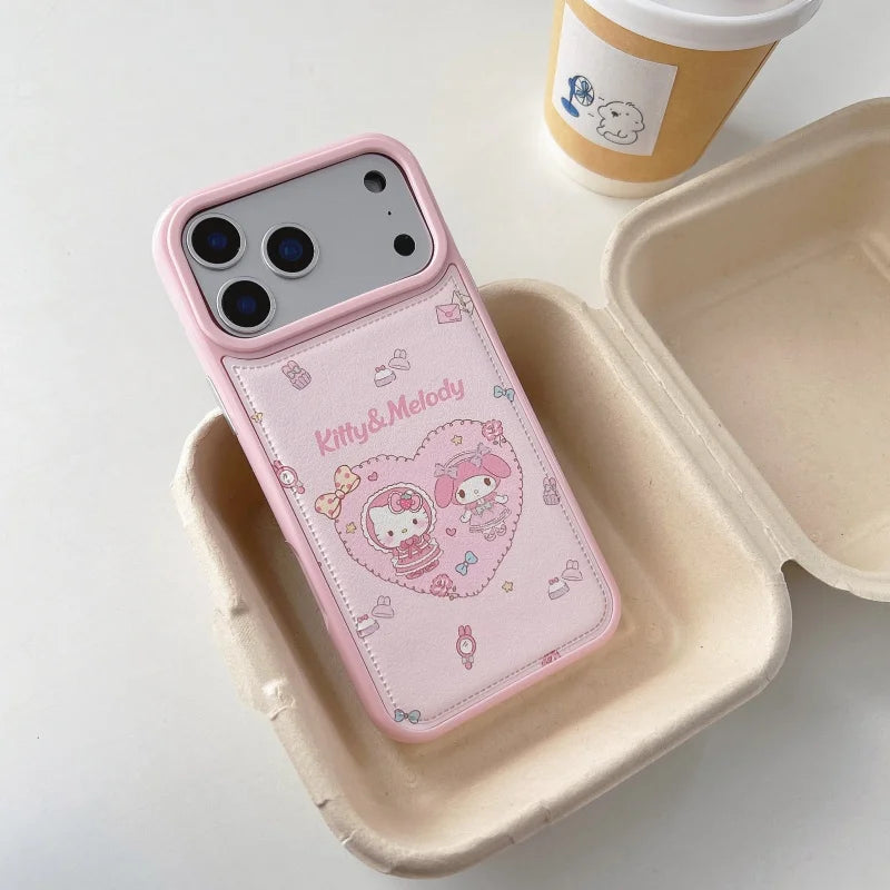 Kawaii Cartoon Love Hello Kitty Cute  My Melody My Melody Phone Case For iPhone