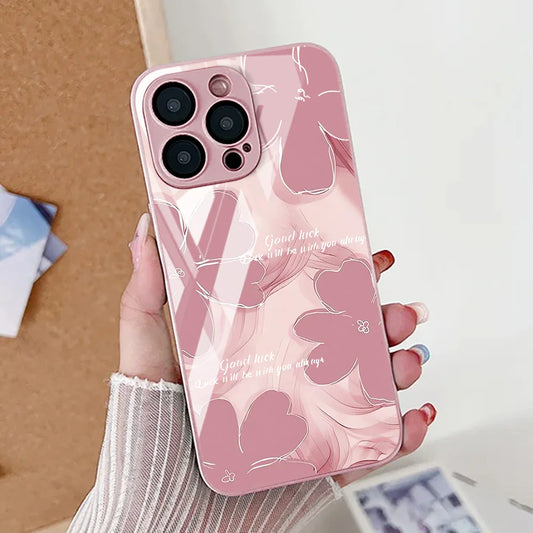 Oil Painting Flower Phone Case For iPhone