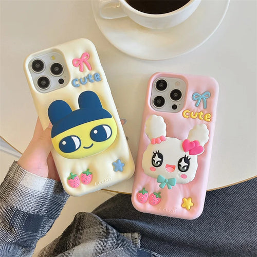 Cute Cartoon Rabbit Siilicone Phone Case
